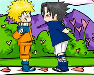 Naruto - Sasunaru kissing game