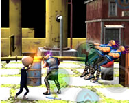 Naruto - Stickman police vs gangsters street fight